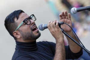 Eudomar Chacón en el homenaje a Aquiles Báaez